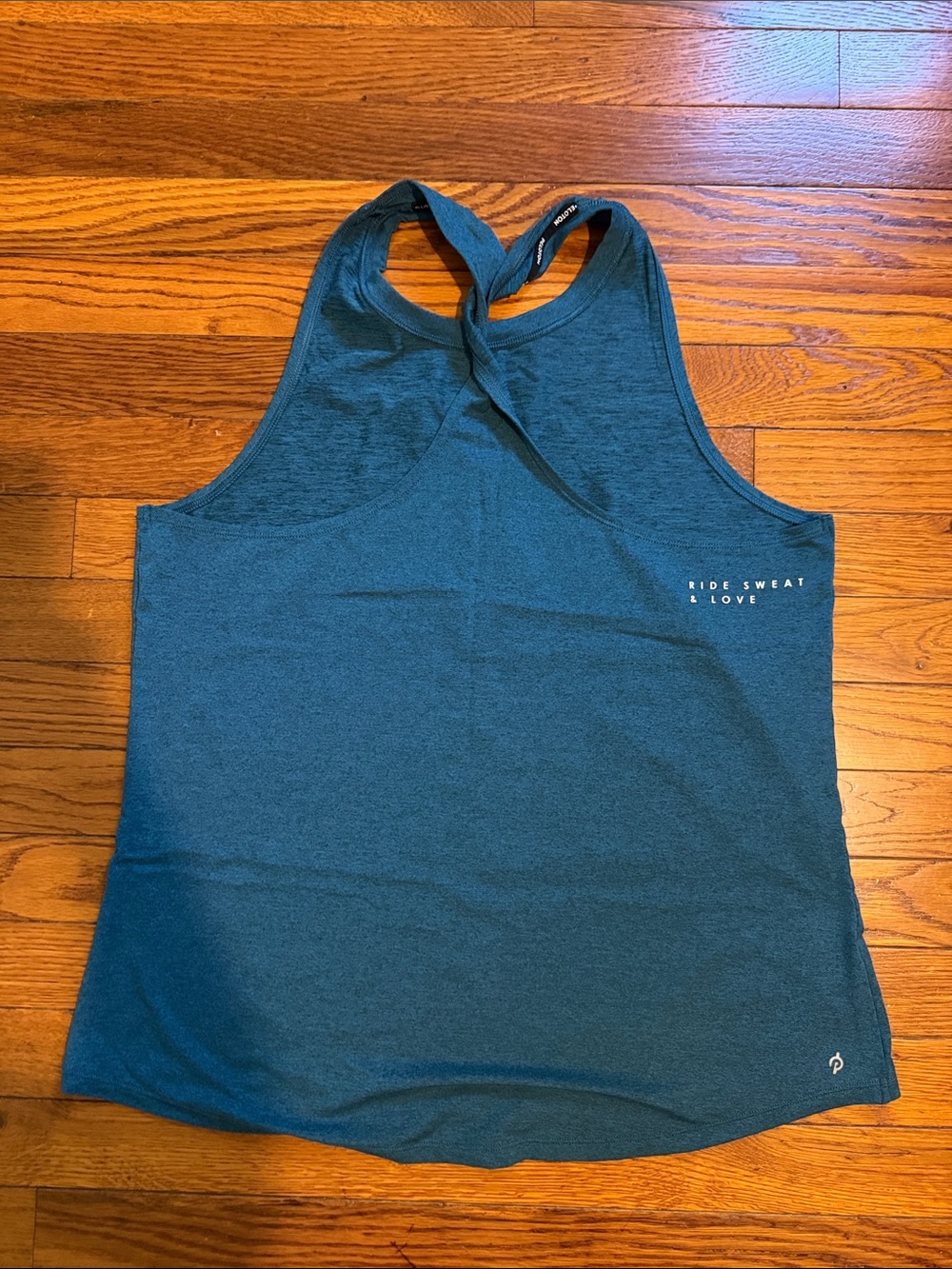 Peloton Teal Racerback Performance Tank - Picture 2 of 2